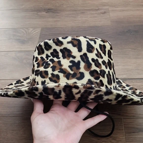 Leopard Cow Girl Hat